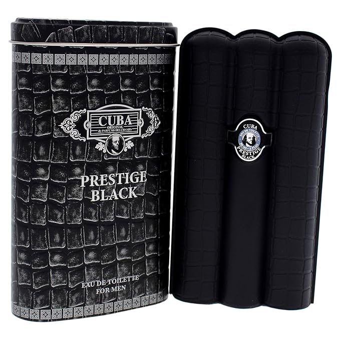 Cuba Prestige Black by Cuba for Men - 3 oz EDT Spray