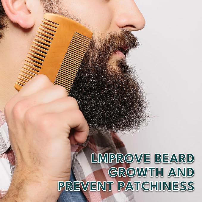 AMSKY Beard growth kit - Beard oil, beard balm, beard comb, productos para la barba | boyfriend birthday gifts | gifts for him husband | Christmas | Husband stocking stuffers