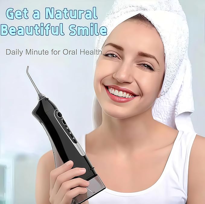 Replacement Heads for COSLUS Water Flosser, Water Flosser Replacement Tips Oral Irrigator Jet Tip Only Compatible COSLUS C20 (F5020E), E40 (WFP14), C31 (F5023), C50, and C51（Black）