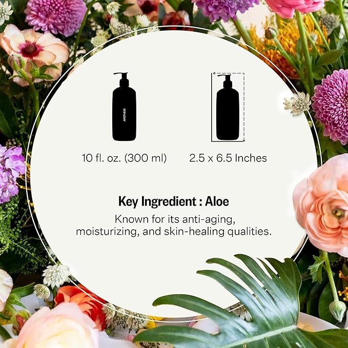 APOTHEKE Scented Hand & Body Lotion, Charcoal - 10 Fl Oz Nourishing Body Moisturizer Cream for Dry Skin - Gentle Daily Skincare for Men & Women with Natural Ingredients, All Skin Types