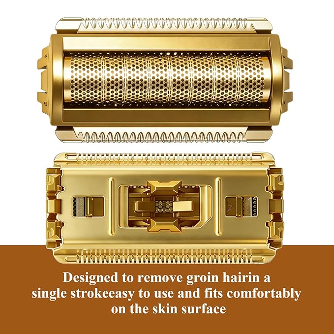 Replacement Foil Blade Compatible with MANSCAPED The Lawn Mower Electric 5.0 Ultra Hair Trimmer,Replacement Clipper Blades Groin Hair Foil Shaver Head for Close Body Hair Grooming