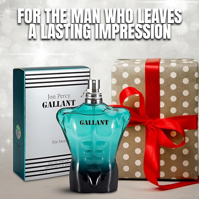 Men’s Cologne Gallant Original Natural Spray Eau De Toilette,Long-Lasting Scent Perfume for Men Elegant Bottle - Great Holiday Gift, 3.4 Fl Oz/100 Ml