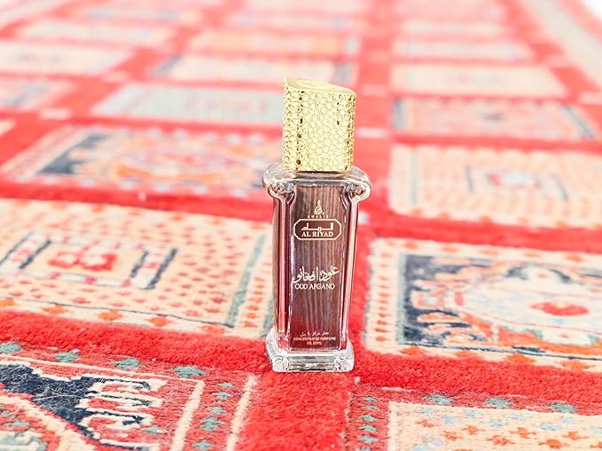 Maison d'Orient OUD AFGANO 20 mL Roll On Body Oil, Alcohol-Free Mini Travel Essentials Arabian Fragrances. AL RIYAD Roll On Cologne For Men