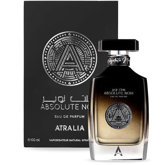 Absolute Noir Eau De Parfum for Men 100Ml 3.4Oz - Luxurious and Long Lasting Fragrances with Top Notes of Bergamot, Lemon, Grapefruit, Pink Pepper
