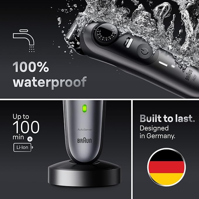 Braun All-in-One Men's Shaving Kit Series 7 7420, 11-in-1 Beard, Face, Nose, Ear Trimmer, Hair Clippers, Body Groomer and Manscaping, Holiday Gifts for Men