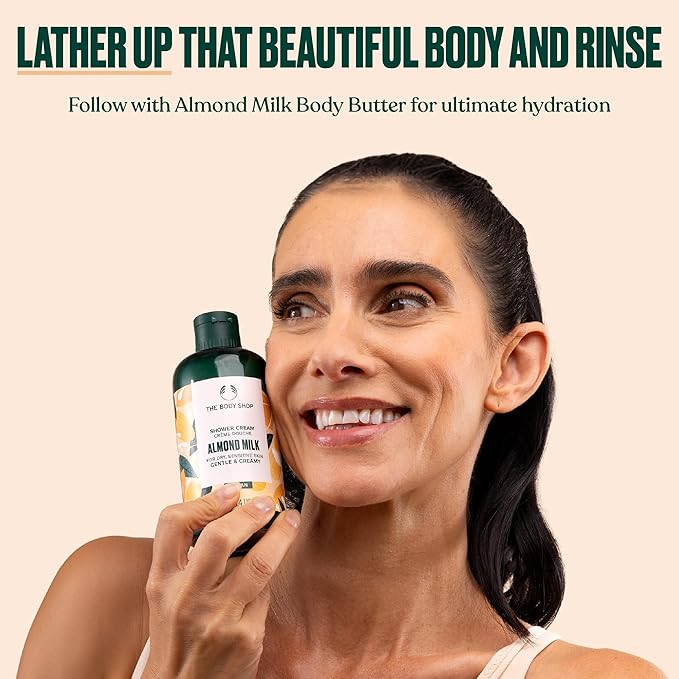 The Body Shop Almond Milk Shower Cream, 8.4 Ounce