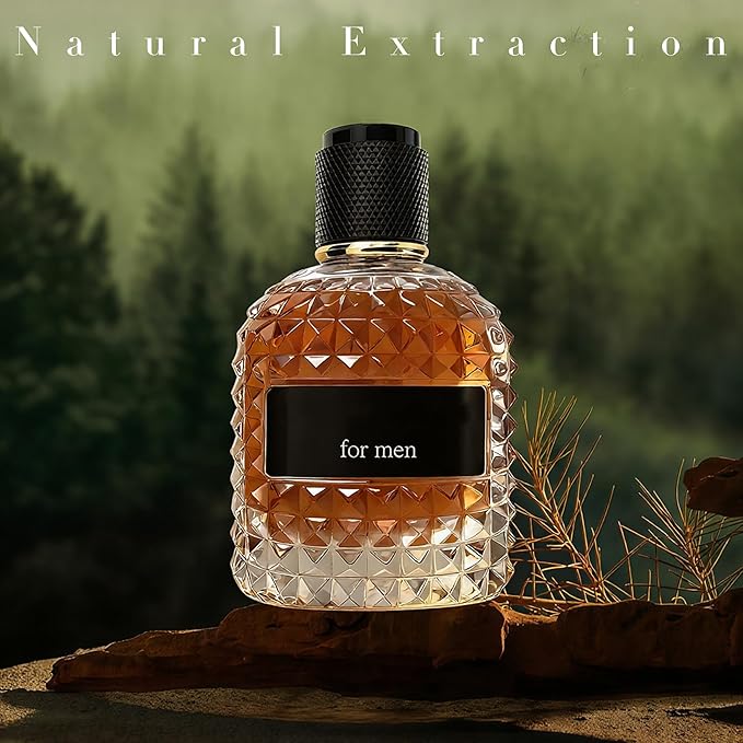 Valentine Men's Cologne–Coffee Bean, Chocolate & Hazelnut Scent Perfume for Men 3.4 Fl Oz Long Lasting Fragrance For All Occasions