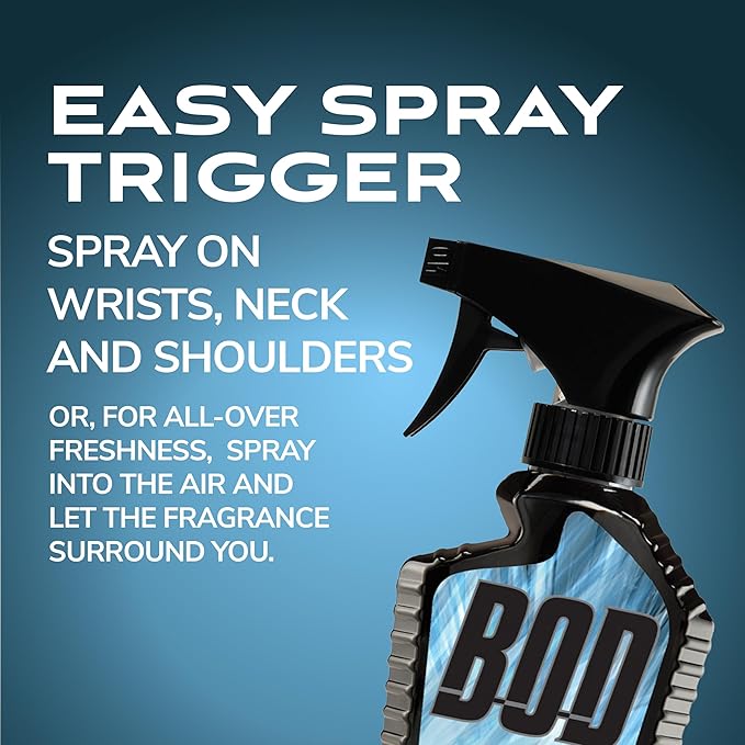 BOD man Dark Ice & Fresh Guy Body Sprays, 8 Fluid Ounce Each