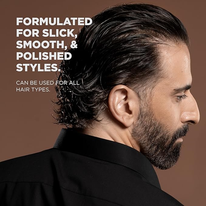 CHI pour Homme Pomade for Men, Light Hold Hair Product For Medium Shine & Polished Styles, Made With Aloe Vera & Nettle, Fresh, Woody Scent, 6 oz