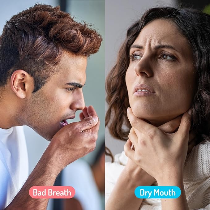 Oral Spray for Adult - Sugar-Free, Breath Freshener Spray, Dry Mouth Spray, Fights Bad Breath, Compact and Portable, 15ml/0.5fl.oz (2pack)