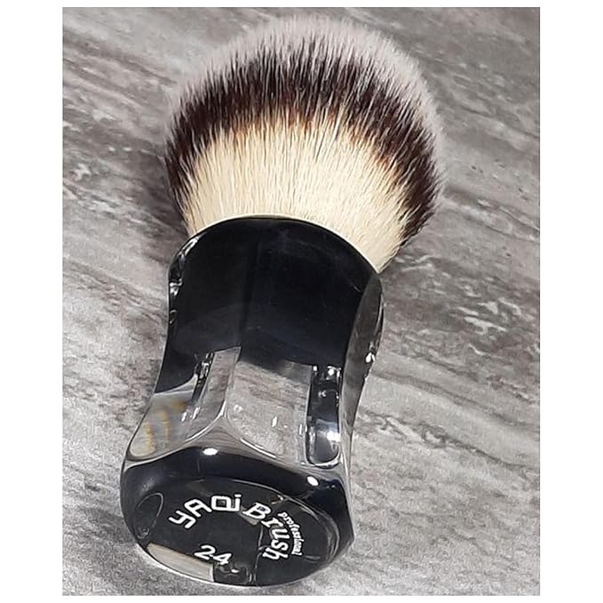 Yaqi Robin Synthetic Clear Handle Shaving Brush