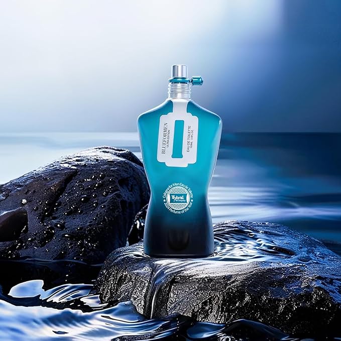 Hybrid & Company Blue For Men Ultra Edition For Men Eau De Toilette Vaporisateur Natural Spray 3.4 Fl Oz