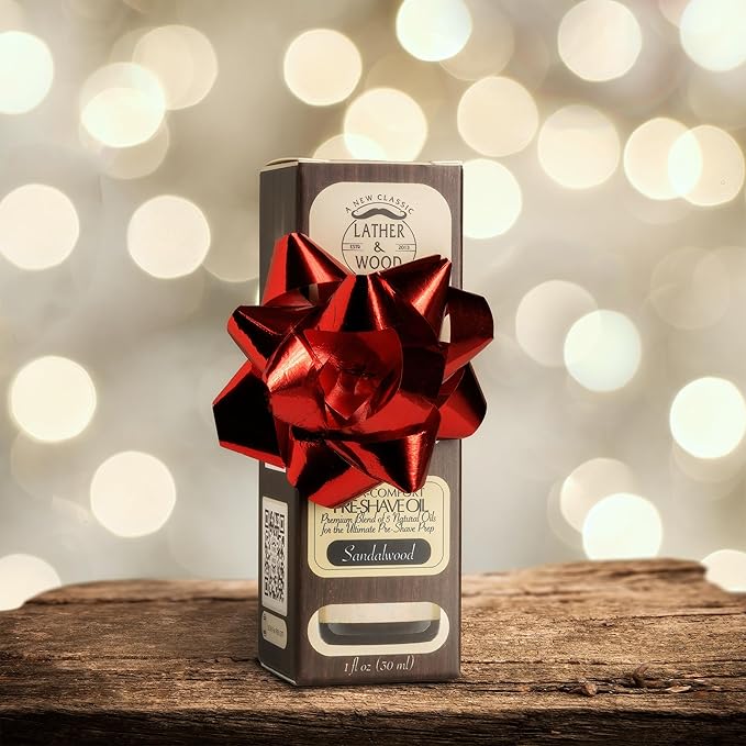 Best Pre-Shave Oil, Sandalwood, Premium Shaving Oil for Effortless Smooth Irritation-free Shave. 1 Oz