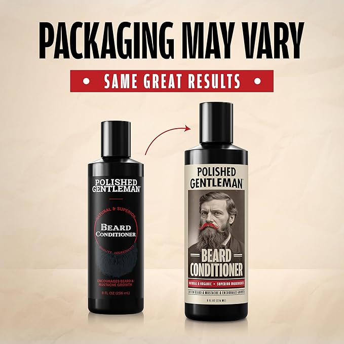 Men’s Beard Conditioner with Tea Tree Oil – Concentrated Rinse-Out Formula for Softer, Fuller-Looking Beards & Healthy Facial Hair, 8 oz