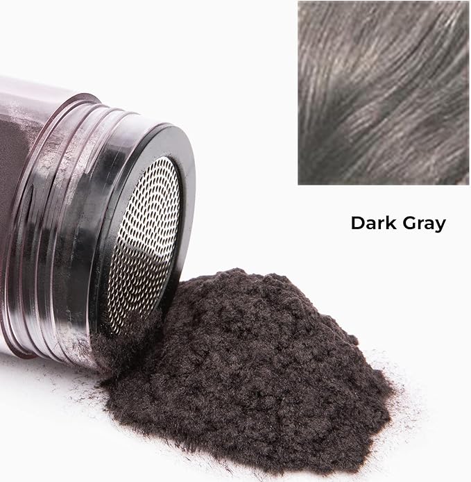 Caboki Hair Loss Concealer (All-Natural Hair Building Fibers) Travel Size. (Dark Gray)
