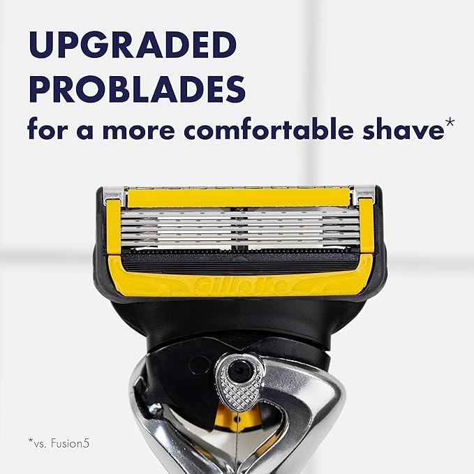 Gillette ProGlide Shield Men’s Razor Handle + 1 Blade Refill, Shields Against Skin Irritation (Packaging May Vary) (Pack of 2)