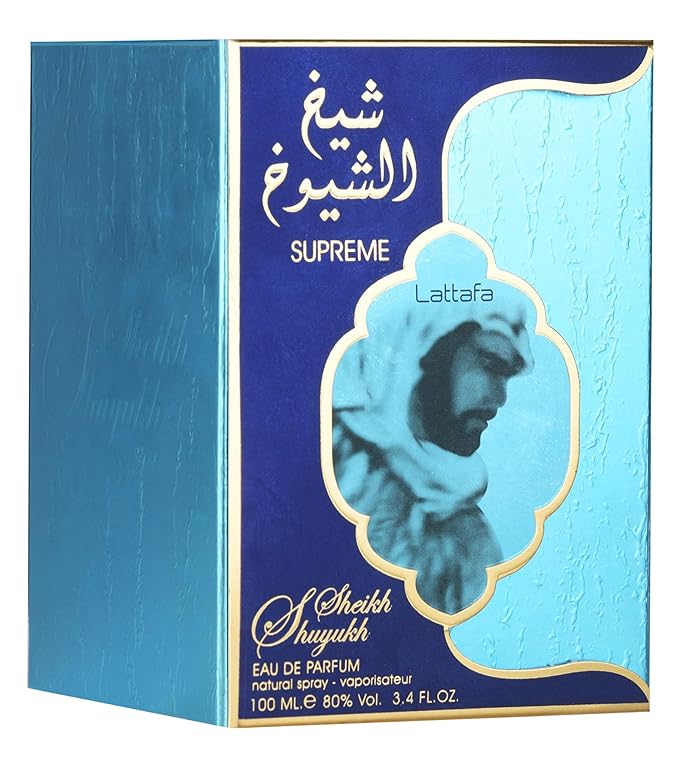 Lattafa Sheikh Al Shuyukh Supreme – Spicy, Sweet, Woody, Amber – Eau de Parfum Spray Long-Lasting Fragrance for Unisex, 3.4 Ounce / 100 ml