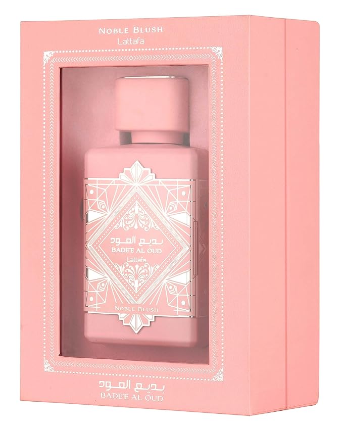 Lattafa Bade'e Al Oud Noble Blush for Unisex Eau de parfum Spray, 3.4 Ounce / 100 Ml