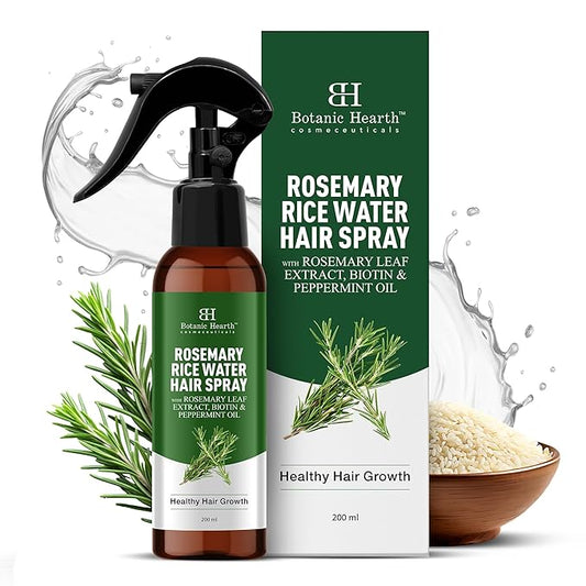 Botanic Hearth Rosemary Hair Growth Water Spray 6.8 fl oz – Korean Scalp Detox & Hydrating Hair Treatment for Thinning, Hair Regrowth Device Support, Anti-Itch & Anti-Flake, Sulfate & Paraben Free