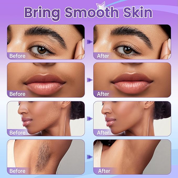 Facial Wax Strips 86Pcs for Hair Removal Body Wax Strips 6 Sizes and 6 Oil Wipes Bikini Waxing Strips Mouth waxing Eyebrow Face Arms Legs Underarm Back Waxing Kit for Women and Men