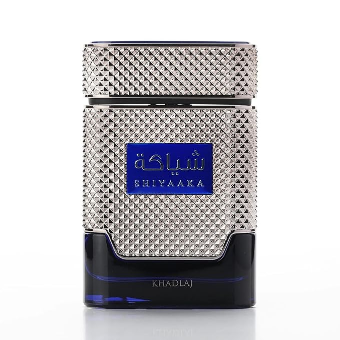 Khadlaj Shiyaaka Blue Eau De Parfum Spray for Men, 3.4 Ounce