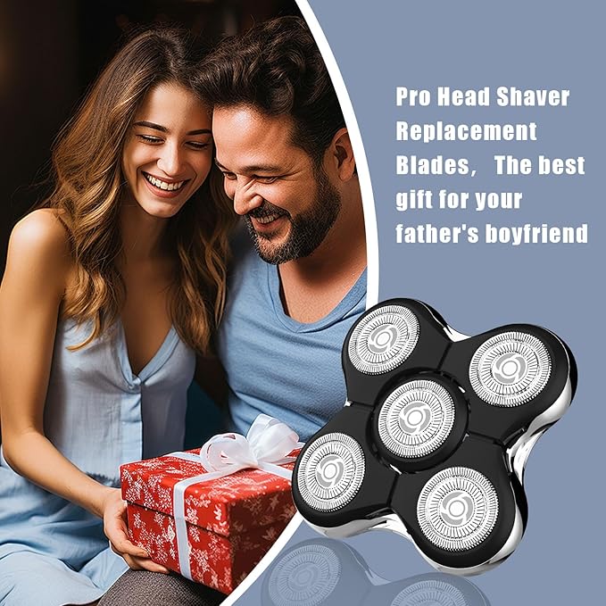1Pack Shaver Replacement Head Compatible with Remington Balder Pro Head Shaver ModelSPR-XR7000,with 2 Sweeping Brush