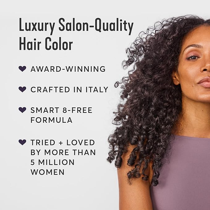 Madison Reed Radiant Hair Color Kit - 3NNA Cool Black-Brown with Ash Undertones (Positano Black), Dimensional Gray Hair Blending Permanent Hair Dye, PPD-Free & Ammonia-Free, 1 Pack