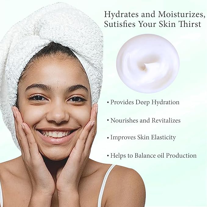 Florencia Sage & Citrus Lightweight Moisturizer - Fast-Absorbing, Hydrating, Nutrient Enhanced Face Cream for Sensitive, Oily, Combination Skin.