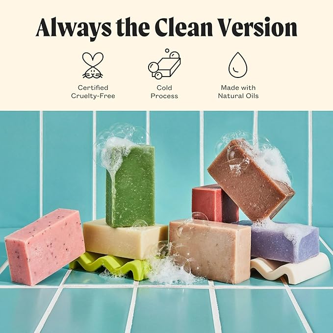 JUKEBOX Soap Sampler Gift Pack- 5 Bar Soaps- Lavender Fields Forever, Rose Hips Don't Lie, Skyy Blue Malibu, That's Limone, Born To Be Wild