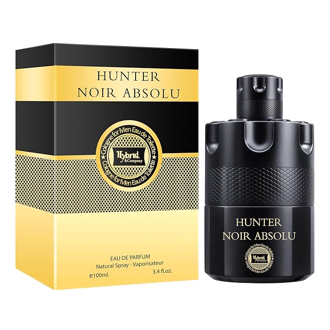 Hybrid & Company Hunter Noir Absolu For Men Eau De Parfum Vaporisateur Natural Spray 3.4 Fl Oz
