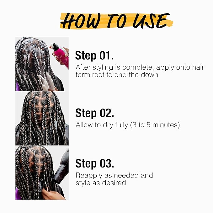 EBIN NEW YORK Braid Formula Setting Mousse (2.7 oz, Rosemary Mint + Biotin)