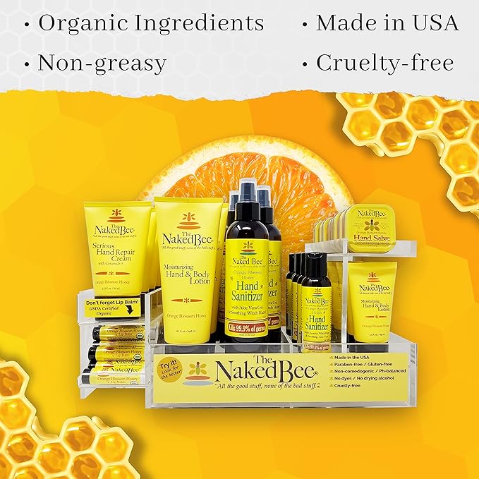 The Naked Bee Gel Cleanser Facial Wash (5.5 oz) Hydrating & Moisturizing - Daily Gel Cleanser Face Wash for All Skin Type with Orange Blossom Honey