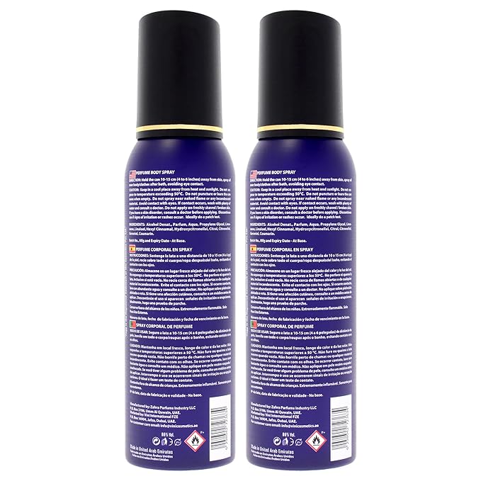 Fragrance Body Spray - Extreme by Fogg for Men - 5 oz Body Spray - Pack of 2