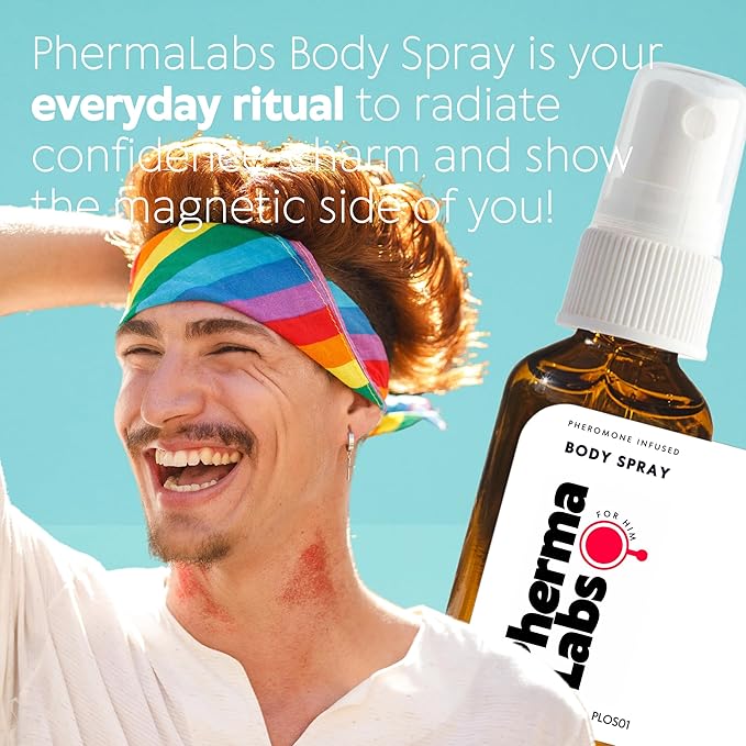 Pheromone Infused Body Spray for Gay - Long Lasting Scent for Irresistible Allure 1 oz bottle (All Night Scent)