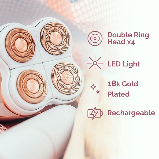Finishing Touch Flawless Legs Women's Hair Remover , White/Rose Gold