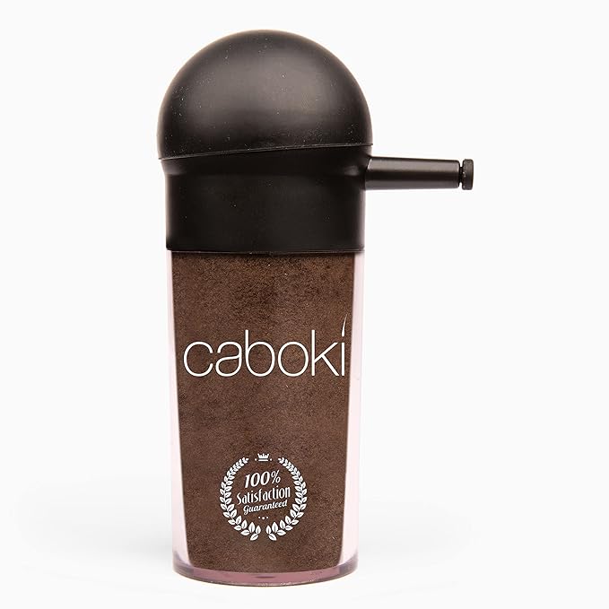 Caboki Hair Building Fiber + Built-in Spray Applicator (30-50 Days Supply). Light Brown