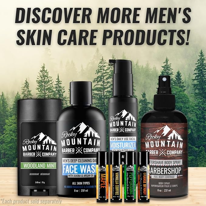 Men's Face Moisturizer - With Shea Butter, Jojoba Oil, Argan Oil & Vegetable-Derived Glycerin - Fragrance-Free Formula For All Skin Types
