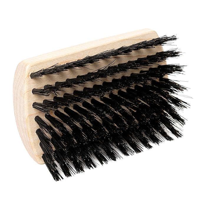 Fuller Brush Beard & Mustache Brush – Natural Boar Bristles for Gentle Grooming & Styling – Maple Wood Handle – Comfortable Grip – Ideal for All Beard Types & Lengths