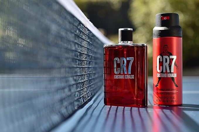 CR7 Cristiano Ronaldo - Body Spray Scent for Men - Long Lasting, Woody Fusion with Lavender, Cardamom, Tobacco, and Cedar - From Cristiano Ronaldo’s Original Men’s Fragrance Collection - 5.1 oz
