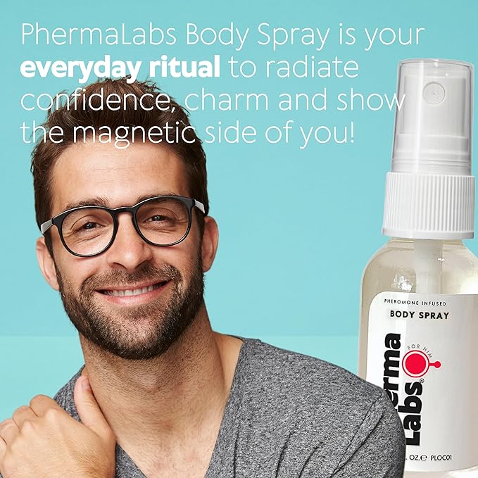 Pheromone Body Spray for Men, Energizing Scent, 1 oz (Original Scent [45MG])