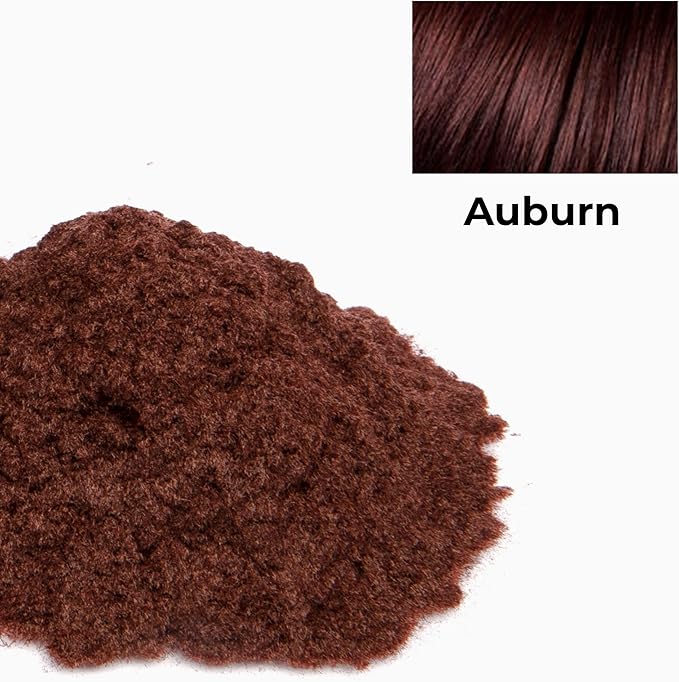 Caboki Hair Building Fiber + Built-in Spray Applicator (30-50 Days Supply). Auburn