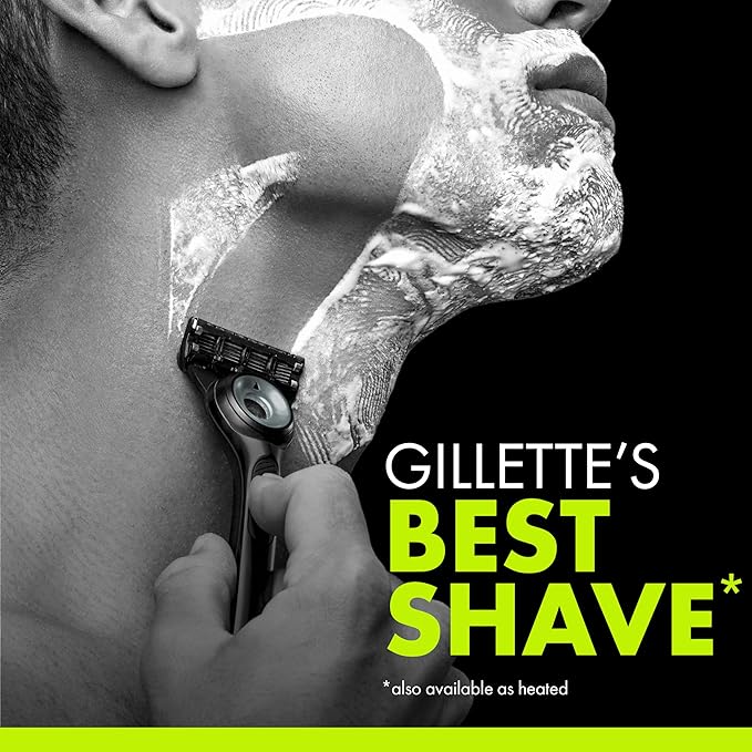 Gillette Labs Special NFL Lions Edition Shaving Razor for Men - 1 Handle, 1 Razor Blade Refill, Perfect for Game Day Grooming, GilletteLabs with Exfoliating Bar