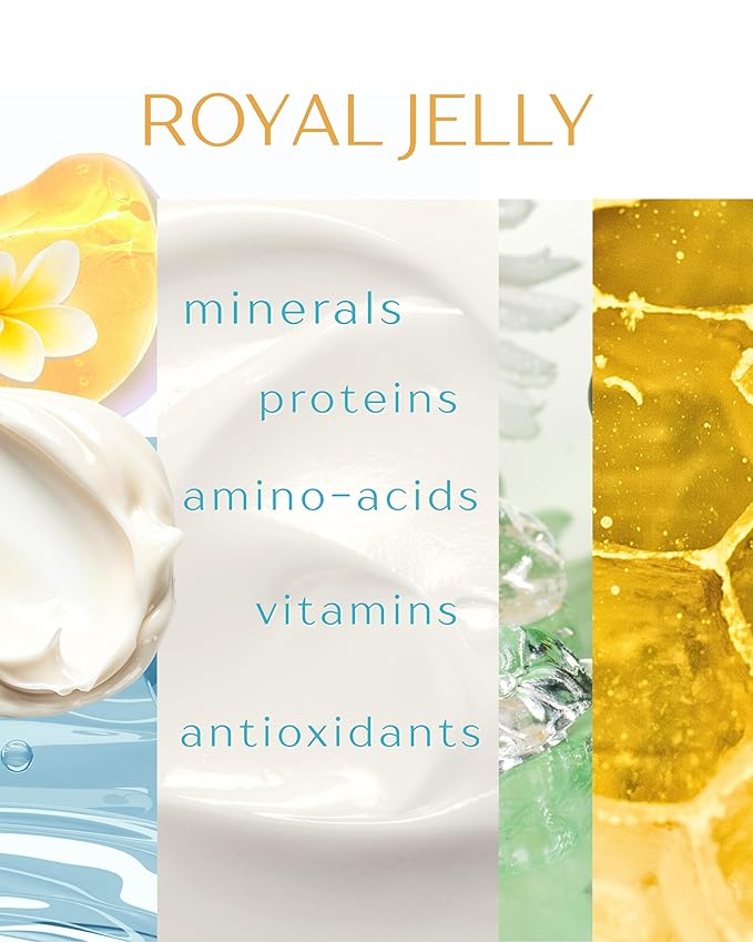 Fleur De Lis Naturals Face Cream Anti Aging Royal Jelly - Natural & Organic Ingredients, Face Moisturizer for Dry Skin, Anti Aging Cream for Face, Anti Wrinkle Cream for Women & Men – 1.7 oz