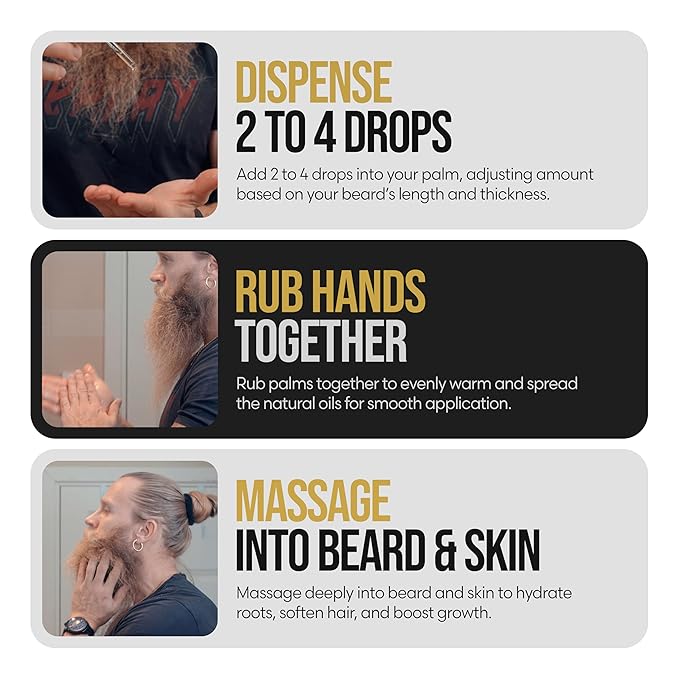 The Beard Struggle Night Liquid Elixir Beard Oil - Platinum Collection - Vanir's Wisdom (1.35 Fl oz) - Beard Oil for Men - Natural Blend for Softens, Moisturizing, & Healthier Beard Growth