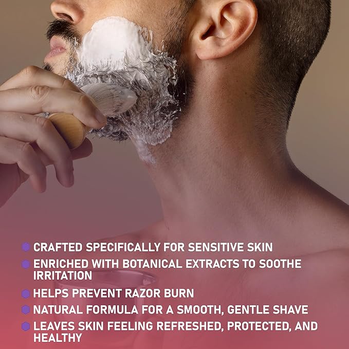 Warrior Kingdom Shaving Cream - Peppermint Eucalyptus. Refreshing Scent. Rich Creamy Lather for the Smoothest Shave. For face, head and body. Gentle, non irritating formula for all skin types.