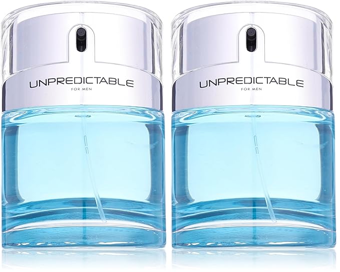 Glenn Perri Unpredictable Eau De Toilette Spray 3.4 oz / 100 ml for Men (Pack of 2)