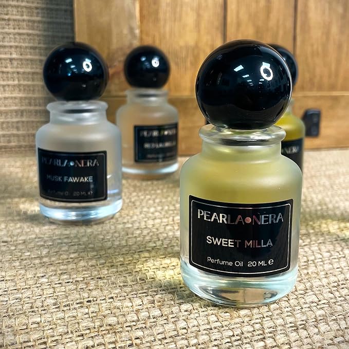 SWEET MILLA, Captivating Woody Fruity Perfume Oil, Ideal for Daily Wear, Presented in an Exquisite Bottle. Perfumes for Women .68 Fl Oz