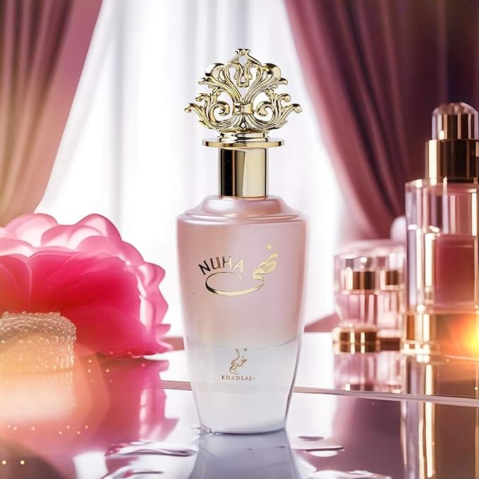 Khadlaj Nuha Eau de Perfume Spray for Women, 2.87 Ounce