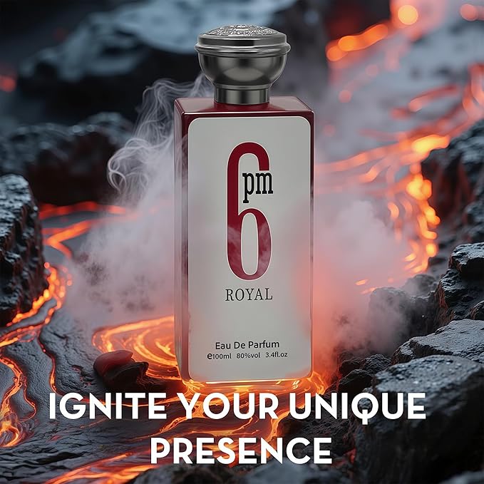 Men's Cologne Gift Set - Variety Pack of 4 Long Lasting Fragrances with 10ml Pheromone Cologne (6PM Ebony/6pm Mist/717 Sexy Men/6pm Royal)