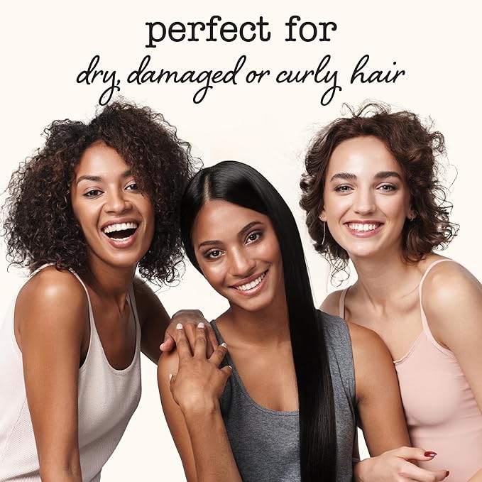 SAUCE BEAUTY Coconut Cream Conditioner for Dry, Damaged, Frizzy, Curly Hair with Coconut Oil, Paraben & Sulfate-Free, 10 Fl Oz | Intense Repair, for Dry, Revitalizing, Banana, Honey